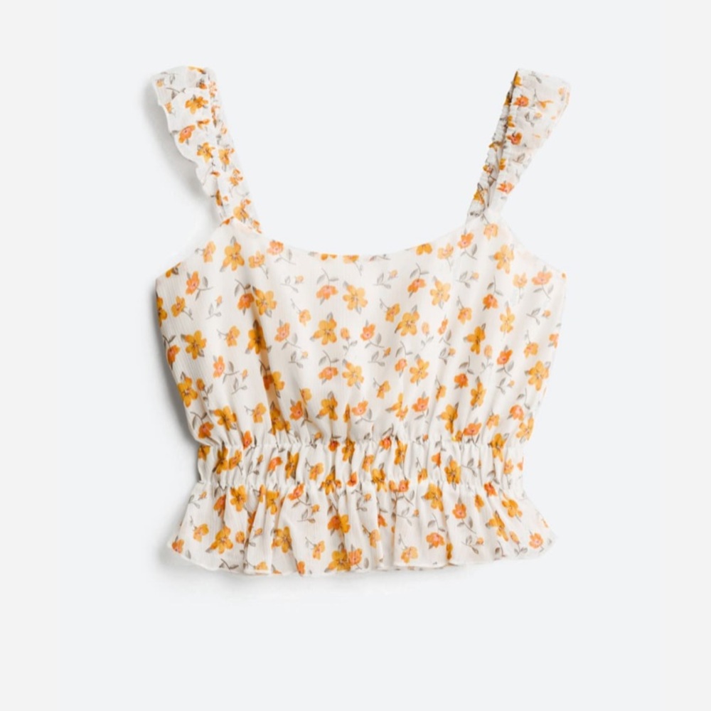 Floral crop top
